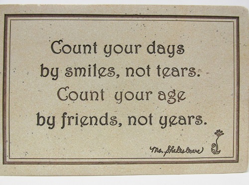 4426 Count your days<BR>Boyds Ms. Shakesbeare Plaque<BR> (Click on picture-FULL DETAILS)